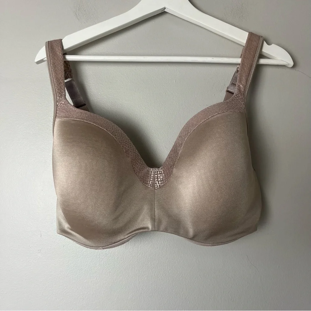 Playtex Secrets Shaping Balconette Nude Underwire Bra 38DDD‎